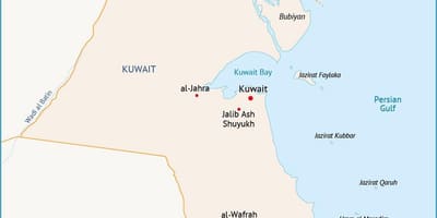 地図al zourクウェート
